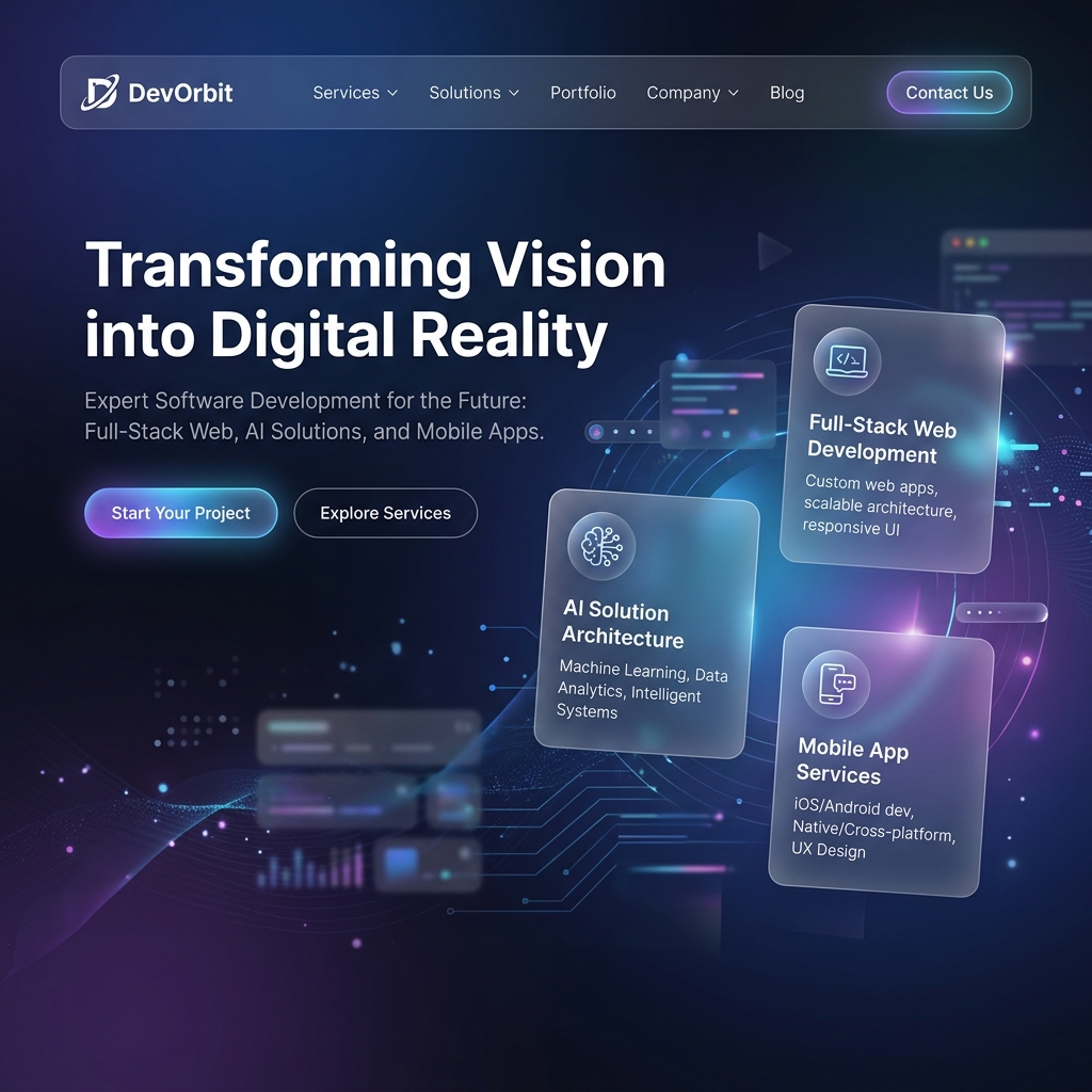 DevOrbit Tech Studio Website